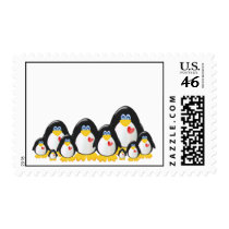 Penguin Family postage