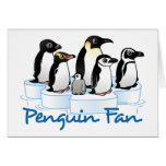 Penguin Fan Greeting Cards