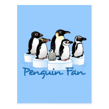 Penguin Fan Post Cards