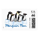 Penguin Fan Postage Stamps