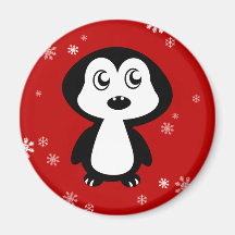Penguin Fridge Magnet