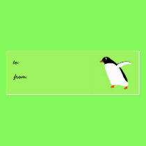 Penguin Gift Tags business cards