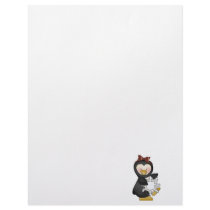 penguin girl holding snowflake letterhead by doonidesigns penguin girl holding snowflake letterhead