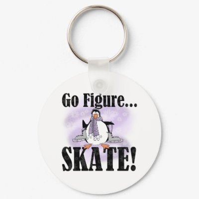 Penguin Go Figure Skate Keychains by sport_shop