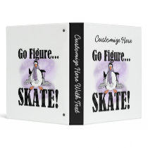Penguin Go Figure Skate T-shirts and Gifts Binder