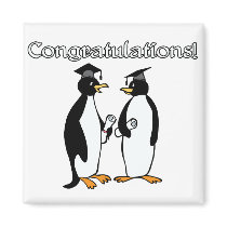 Penguin Graduates magnets
