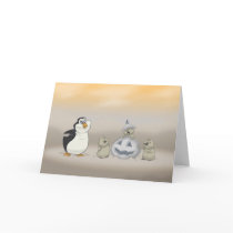 Penguin Halloween Card