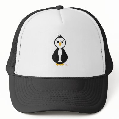 Penguin Mesh Hat by animalacres
