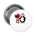 Penguin Heart Dad Buttons