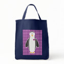 Penguin hearts bag by CathyGOriginals Penguin hearts bag