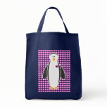 Penguin hearts bag