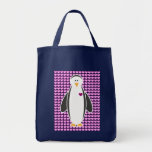 Penguin hearts bag