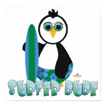 Penguin Holding Surf Board With Sun Glasses Surfer posters by animalacres Penguin Holding Surf Board With Sun Glasses Surfer posters