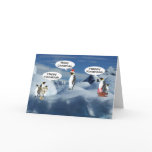 Penguin Holiday Greeting Card