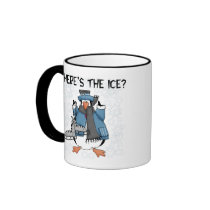 Penguin Ice Skating mugs by sport_shop Penguin Ice Skating mugs