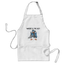 Penguin Ice Skating Tshirts and Gifts Apron