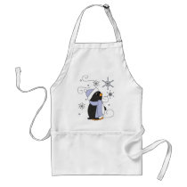 Penguin in Awe Apron