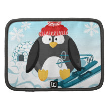 Penguin in January from the circle serie Folio Planner