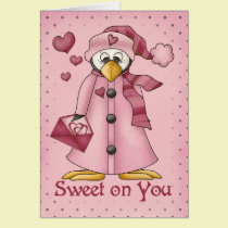 Penguin in Love cards