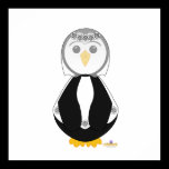 Penguin In Wedding Dress
