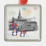 Penguin Independence Day Ornament