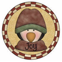 Penguin Joy Ornament photo sculptures by christmas_tshirts Penguin Joy Ornament photo sculptures