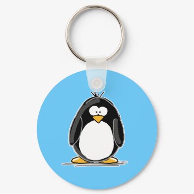 Penguin keychain by jgoodedesigns