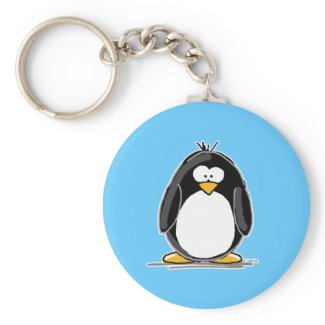 Penguin keychain keychain