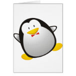 Penguin linux image tux greeting cards