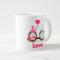 Penguin Love Extra Large Mug