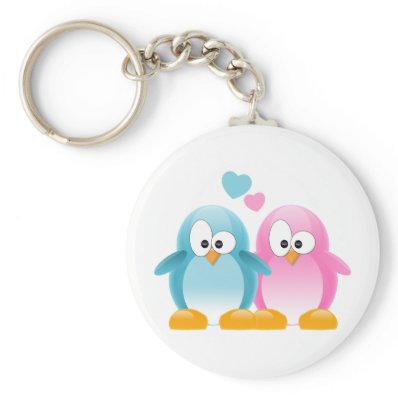 Penguin Love Keychain