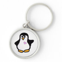 Penguin Love Keychain