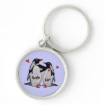 Penguin Love Keychains