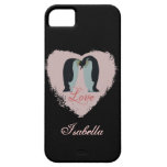 Penguin Love Personalized Case iPhone 5 Covers