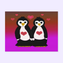 Penguin Love postcards