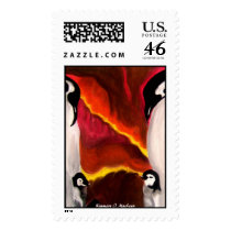 Penguin Love stamp by KimmaryM Penguin Love stamp