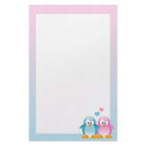 Penguin Love stationery by heartlocked Penguin Love stationery