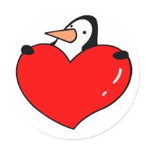 Penguin Love Sticker