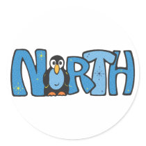 Penguin Lover: North Penguin stickers