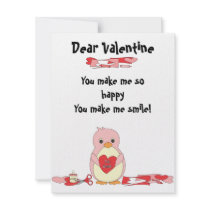 Penguin Making Valentines invitations by candystore Penguin Making Valentines invitations