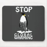 penguin melting mouse pad
