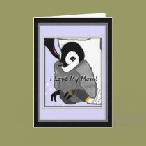 Penguin Mother's Day Card
