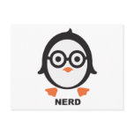 Penguin - nerd - penguin postcards