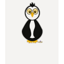 Penguin Nerd With Glasses t-shirts