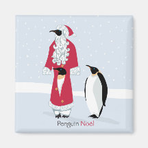 Penguin Noel Magnets