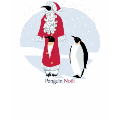 Penguin Noel Tee Shirt by achristmastrail