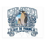 Penguin North Carolina Postcard