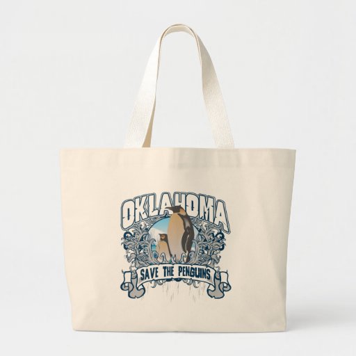 Penguin Oklahoma Canvas Bag