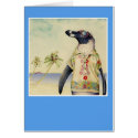 Penguin on Vacation cards by flashwav Penguin on Vacation cards