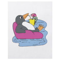 penguin on vacation full color flyer